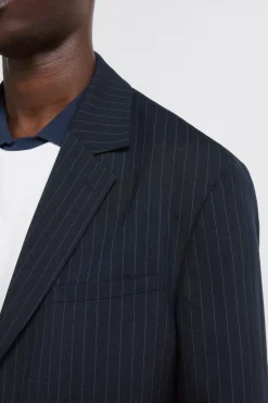 Blazer &agrave; rayures diplomates