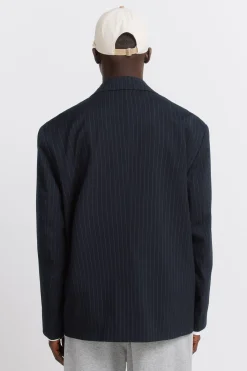 Blazer &agrave; rayures diplomates