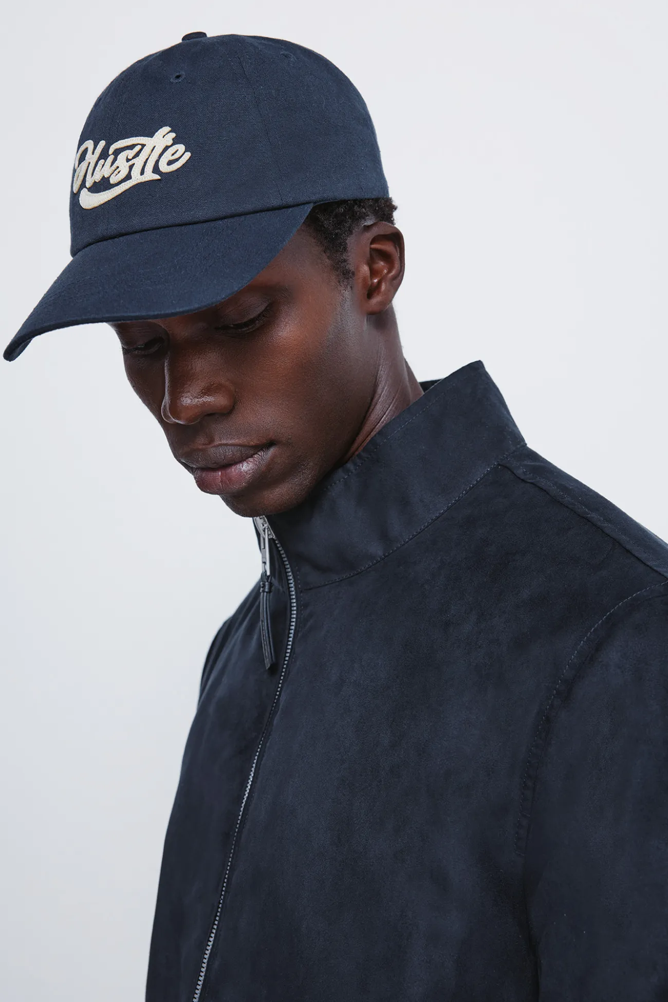 Blouson matelassé effet daim