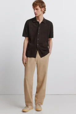 Cardigan à feuilles
