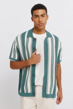 Cardigan à rayures à boutons