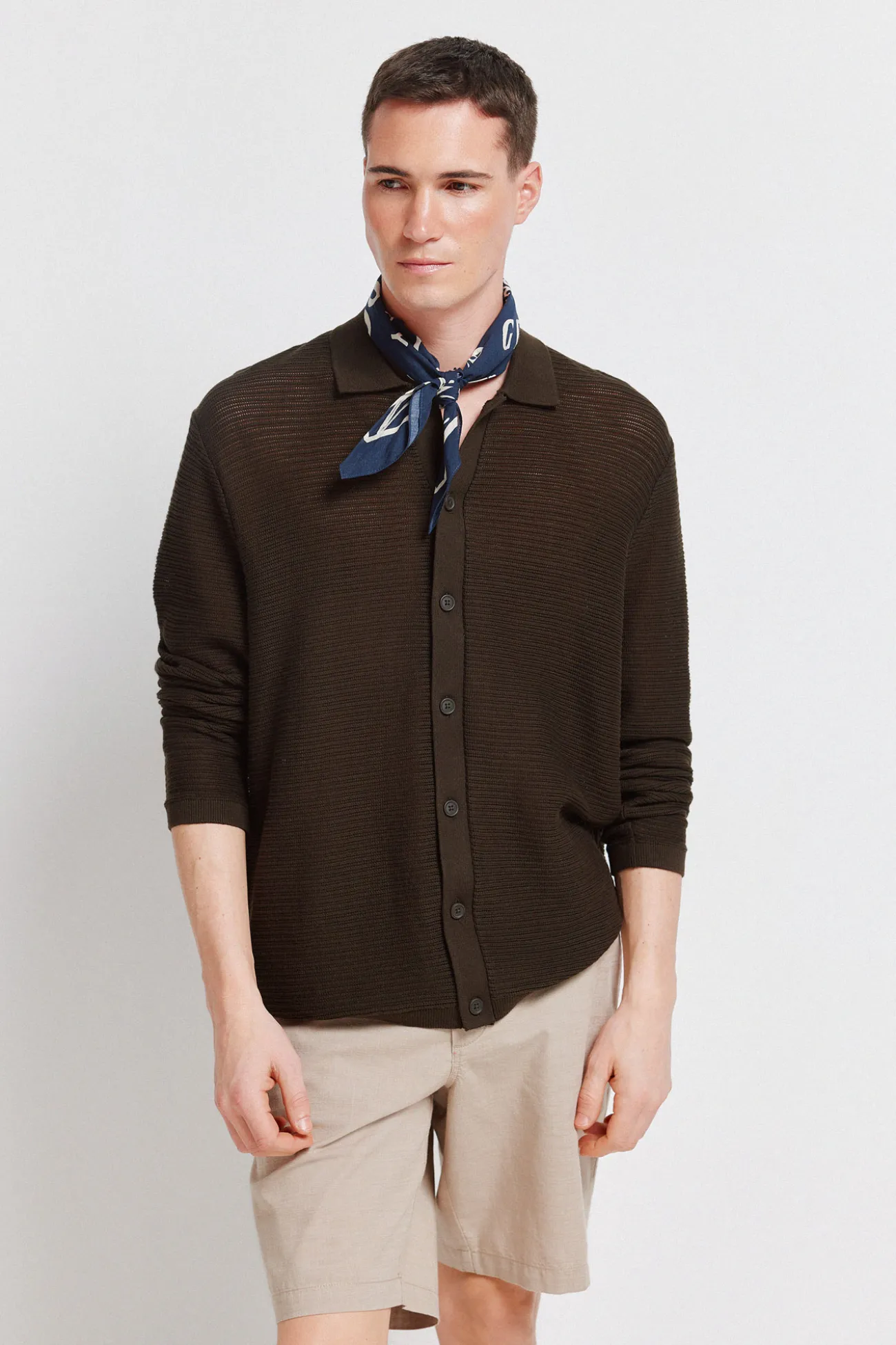 Cardigan structuré
