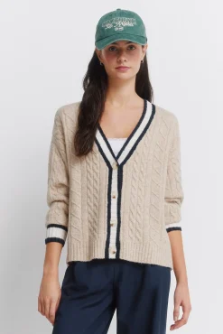 Cardigan torsad&eacute;