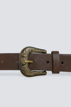 Ceinture cowboy m&eacute;tallique