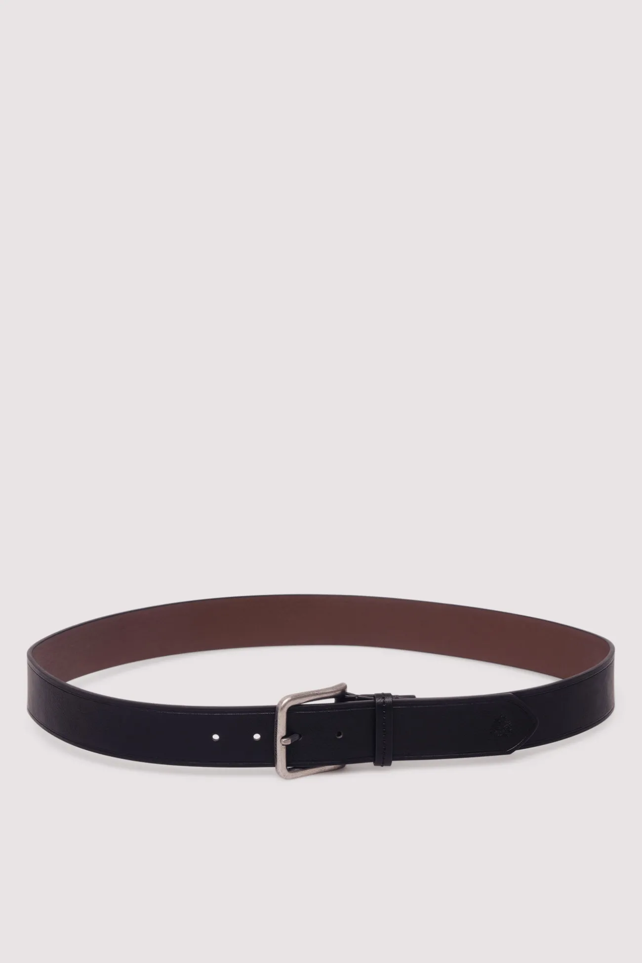 Ceinture effet cuir surpiqûres