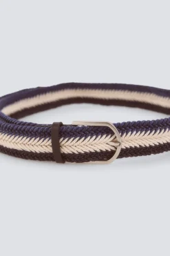 Ceinture tressée à chevrons