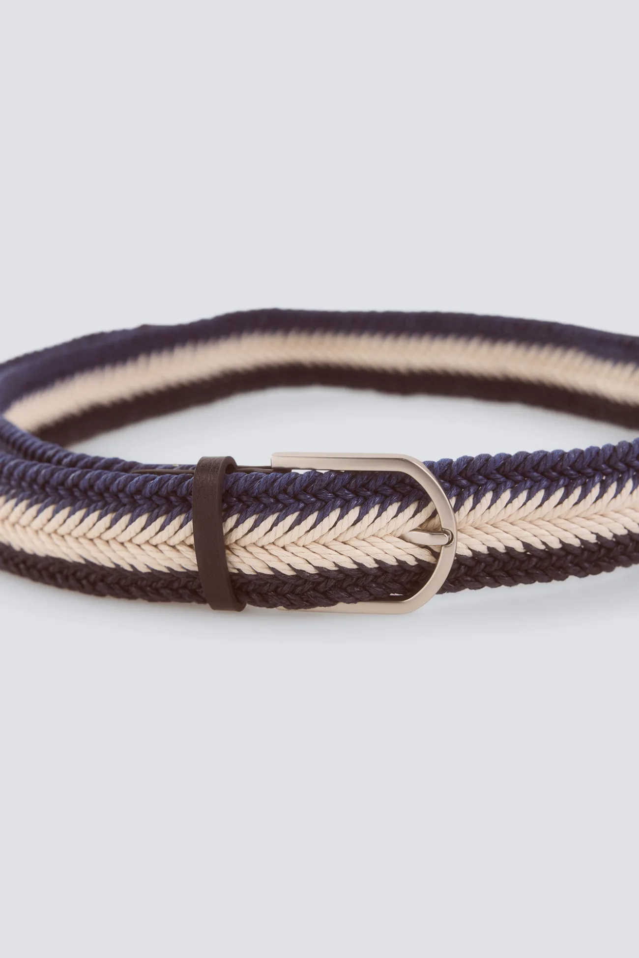 Ceinture tressée à chevrons
