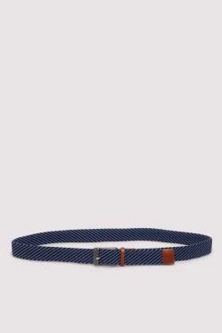 Ceinture tress&eacute;e bicolore