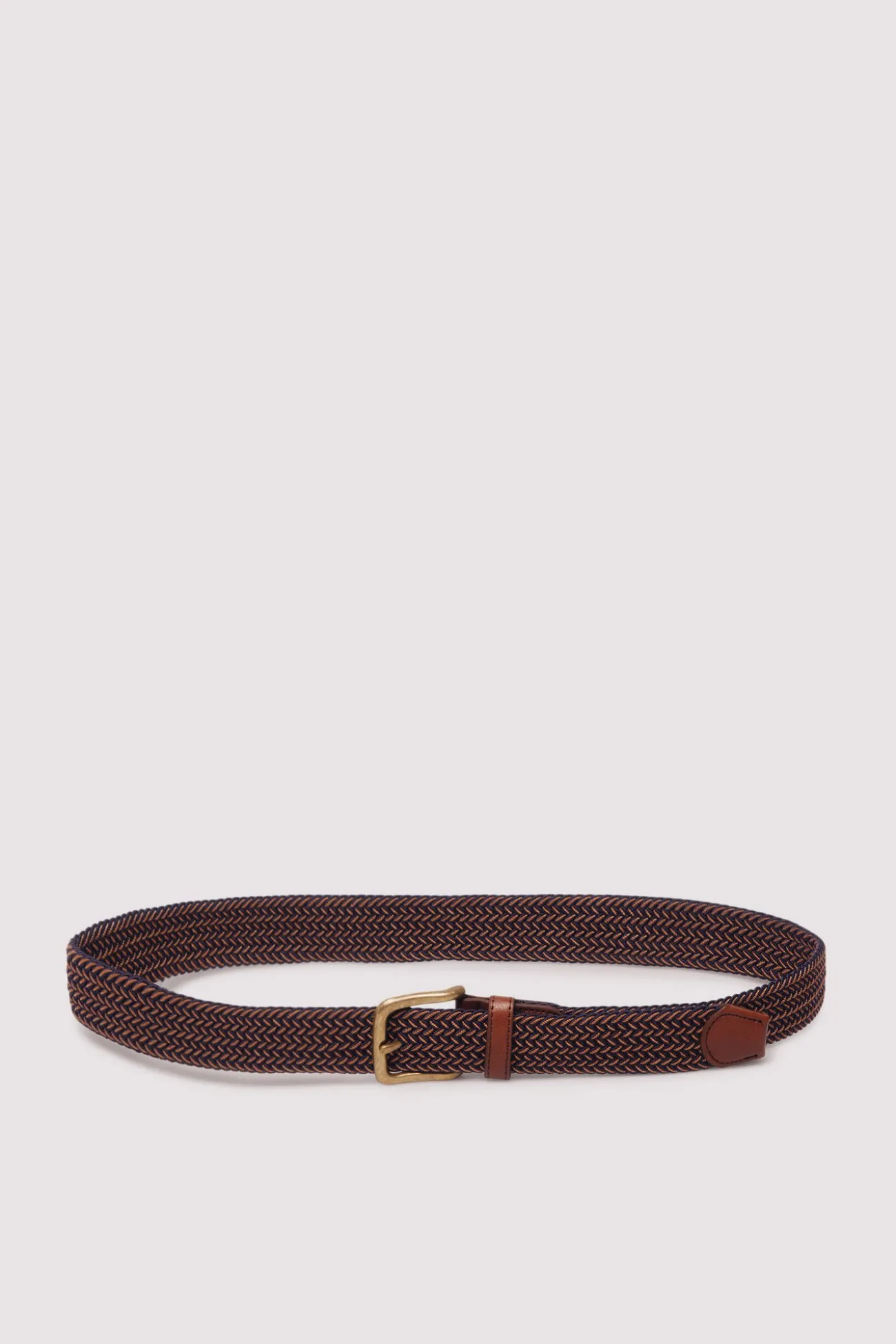 Ceinture tressée multicolore