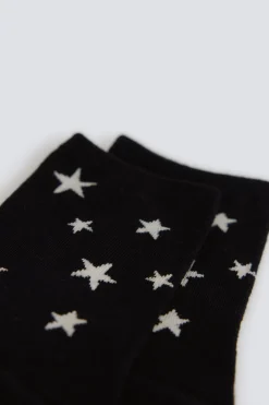 Chaussette longue &agrave; &eacute;toiles