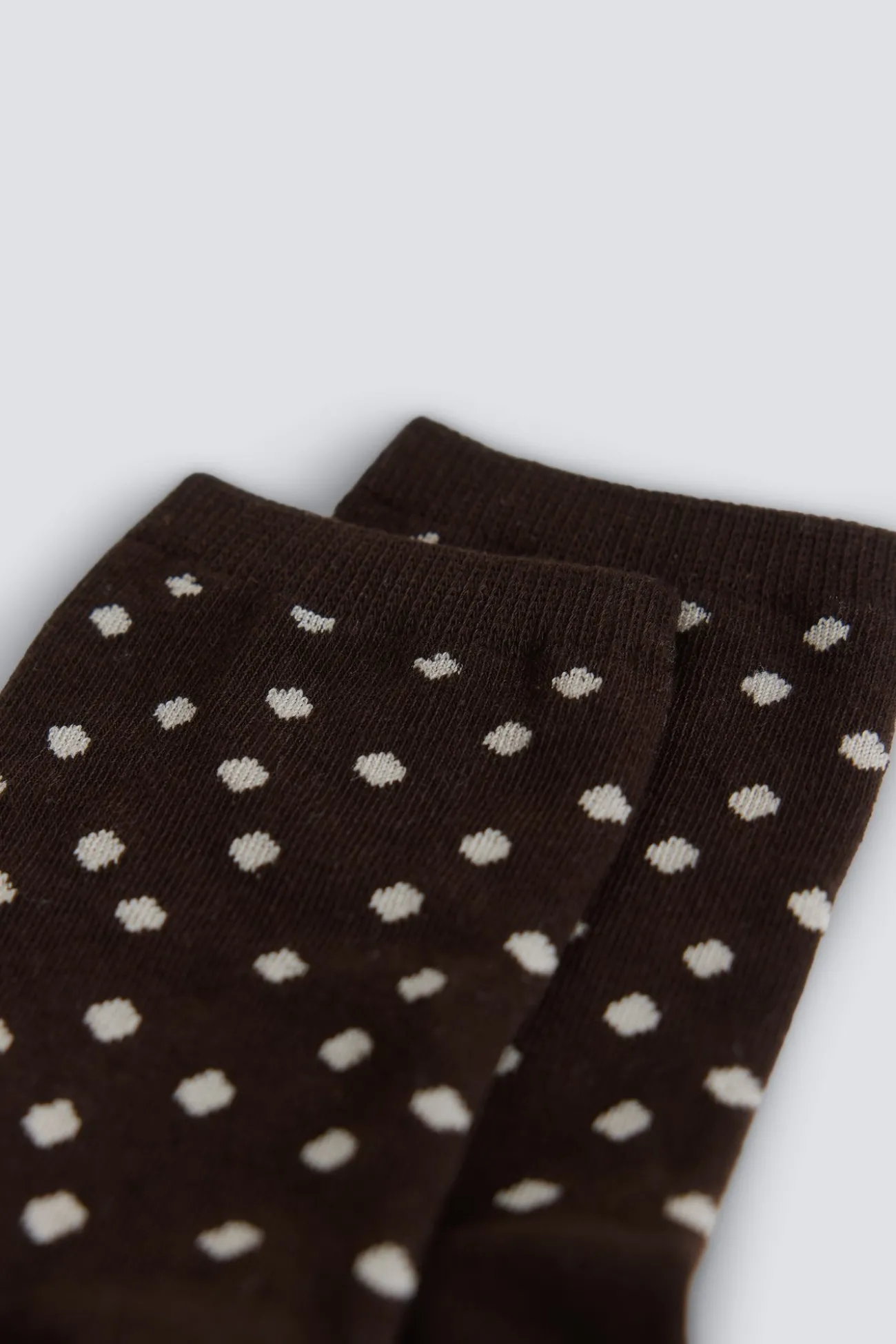Chaussette longue à pois