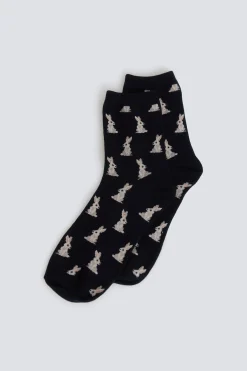 Chaussette longue à lapins