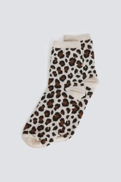 Chaussette longue imprim&eacute; animal