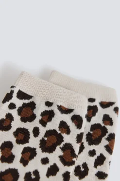 Chaussette longue imprim&eacute; animal