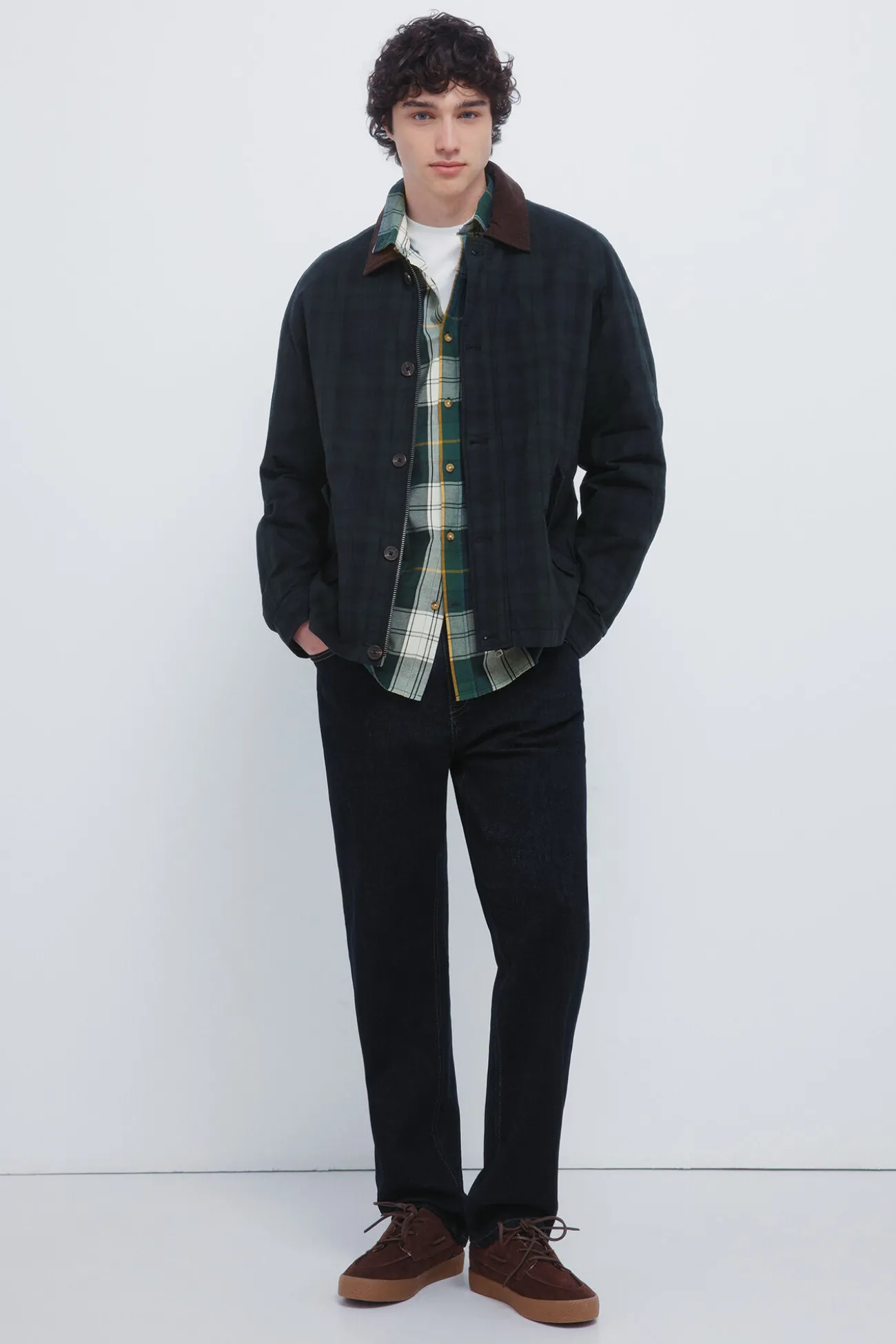 Chemise à carreaux tartan