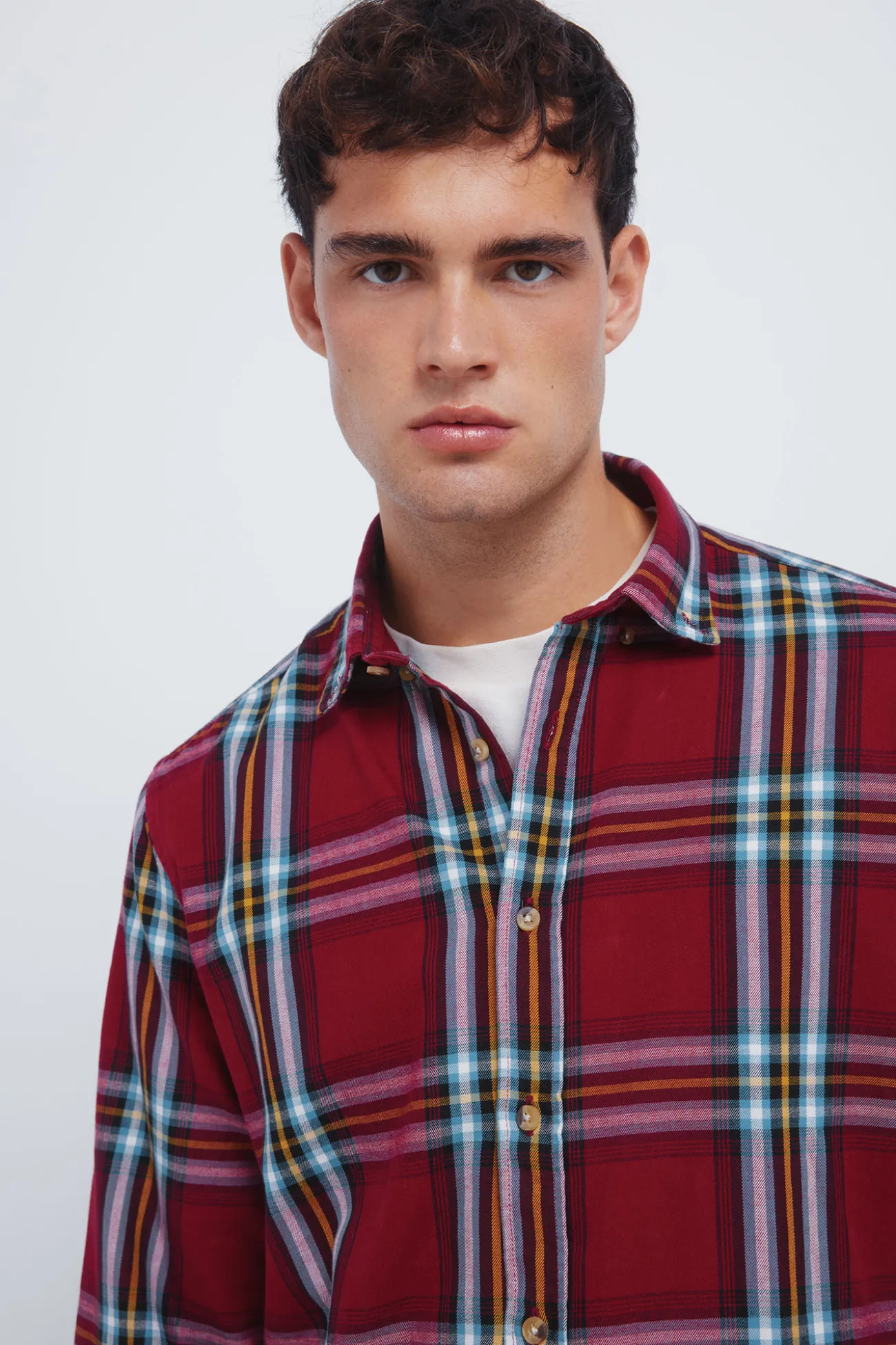 Chemise à carreaux tartan