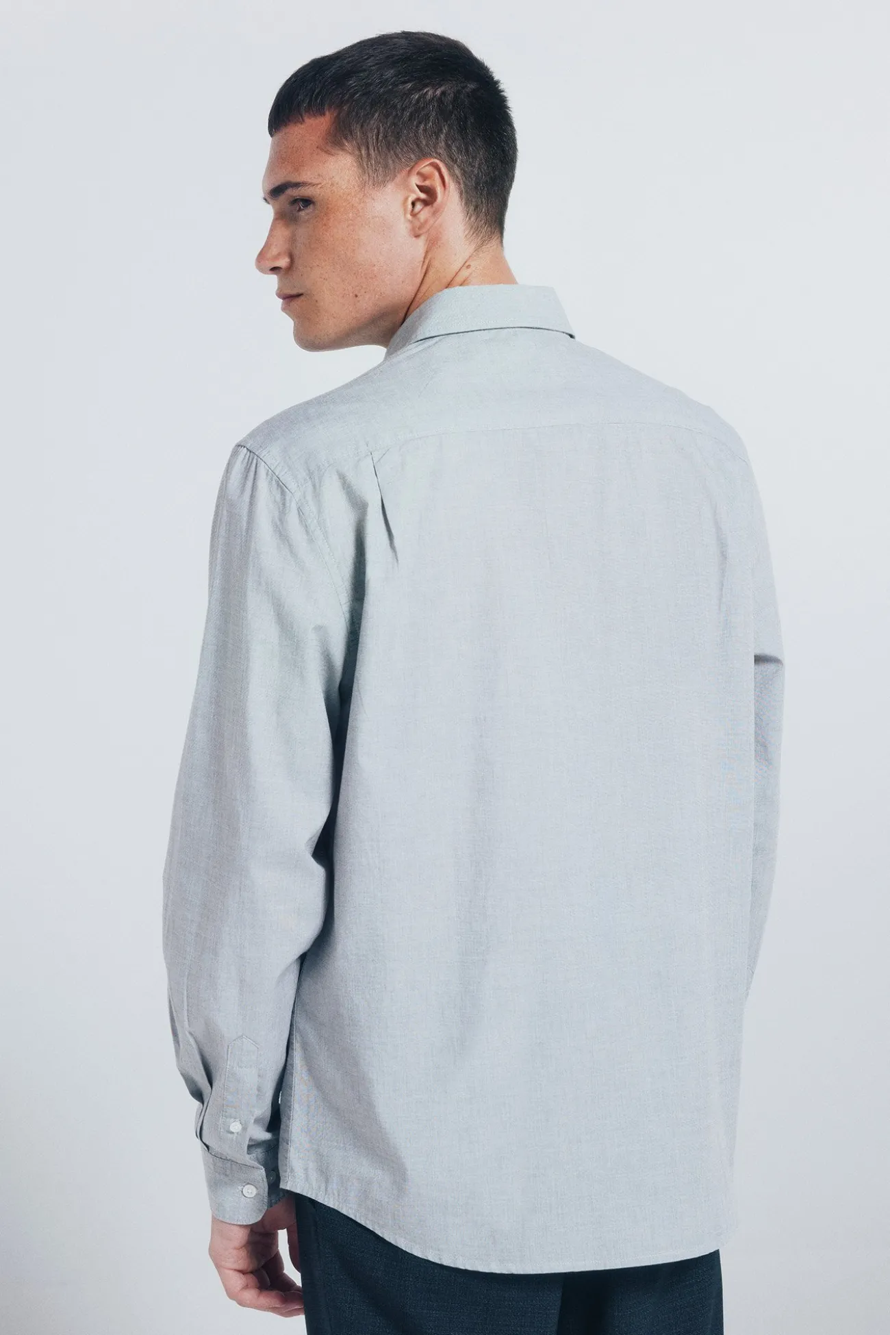 Chemise en coton avec bordure