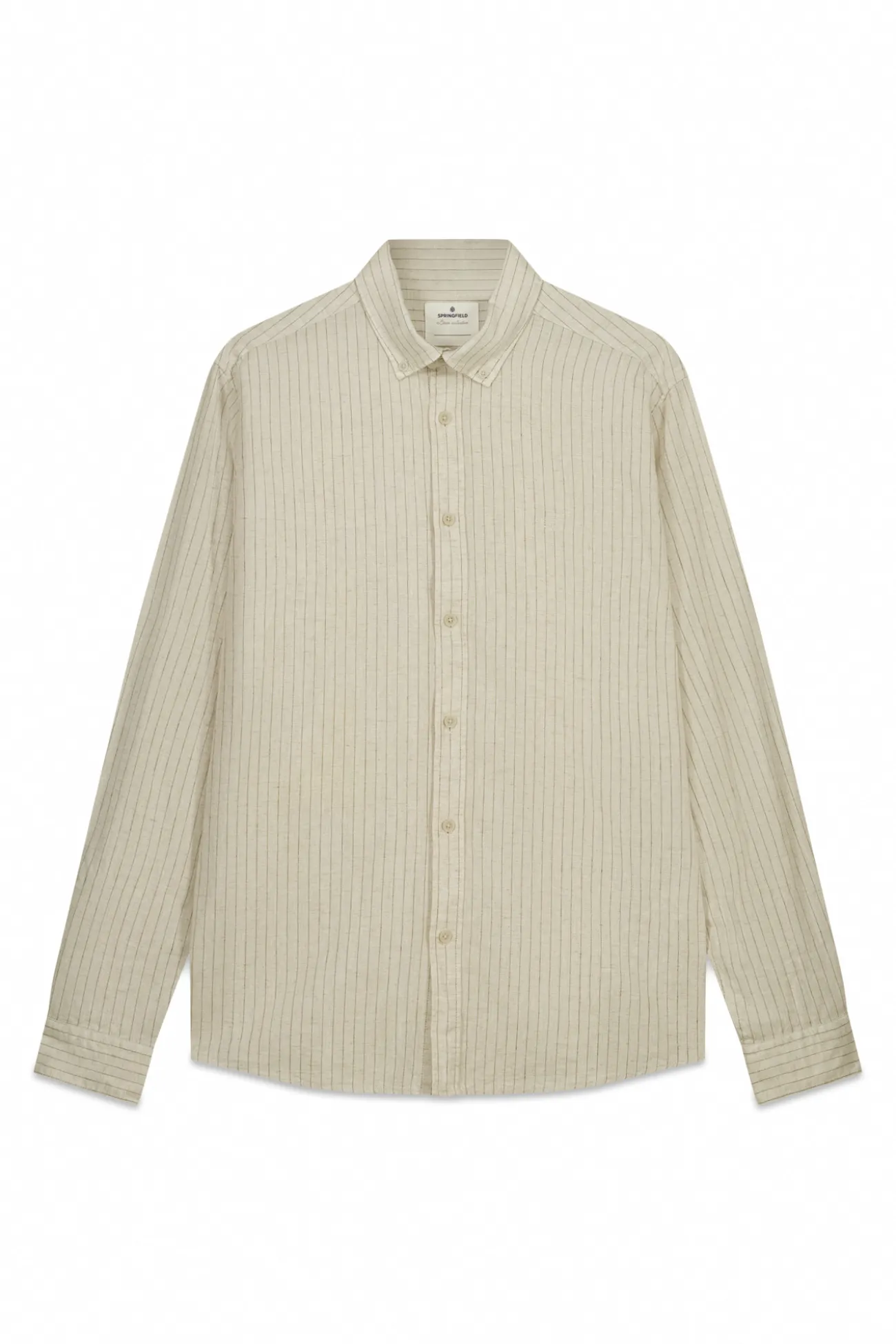 Chemise en lin à rayures