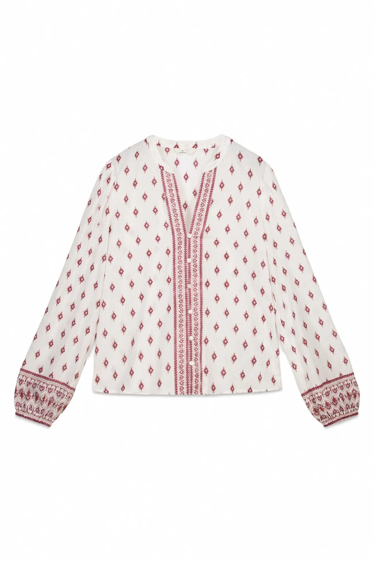 Chemise manches longues imprimée