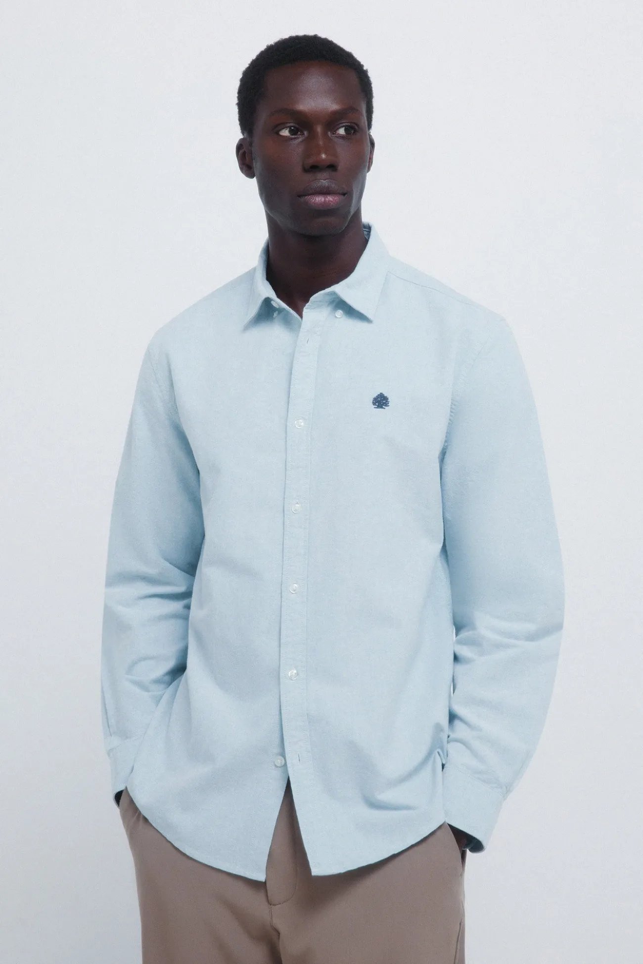 Chemise oxford à coudières