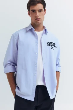 Chemise Oxford brod&eacute;e