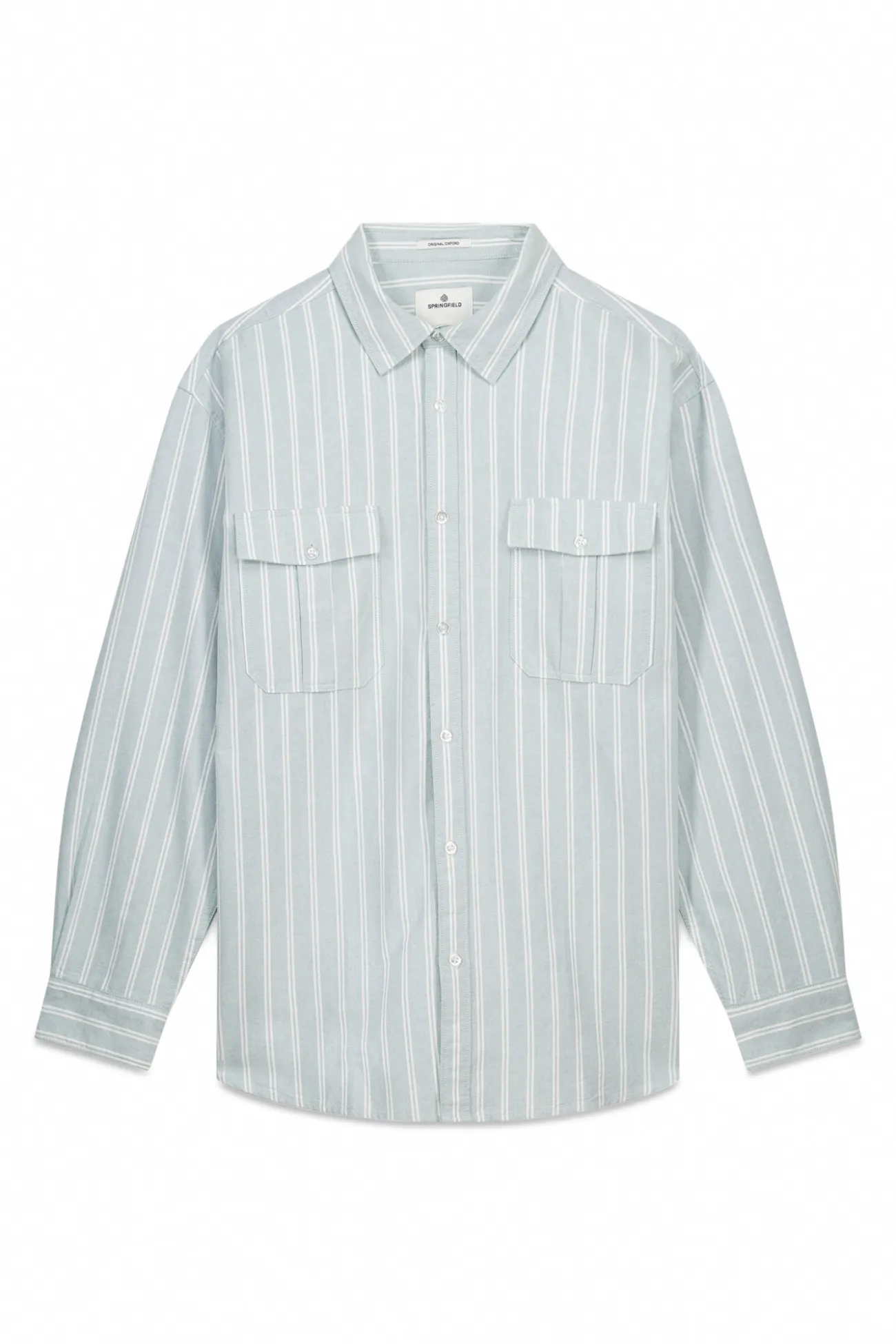 Chemise Oxford rayures avec poches