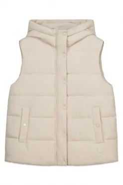 Gilet matelassé avec capuche