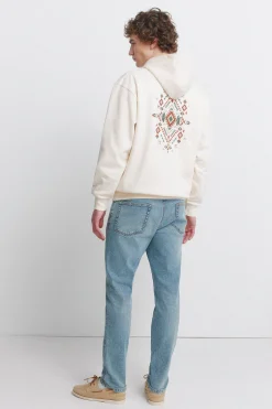 jean skinny délavé moyen surteint