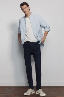 Jeans bleu tr&egrave;s fonc&eacute; skinny