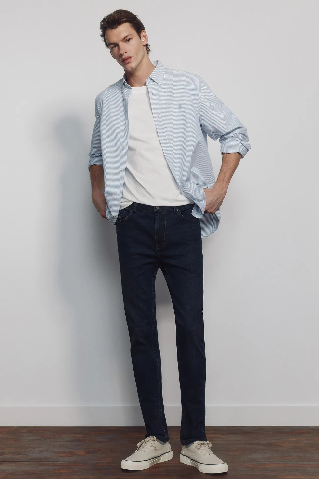 Jeans bleu très foncé skinny