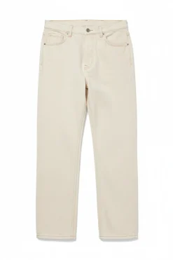 Jeans coupe droite écru