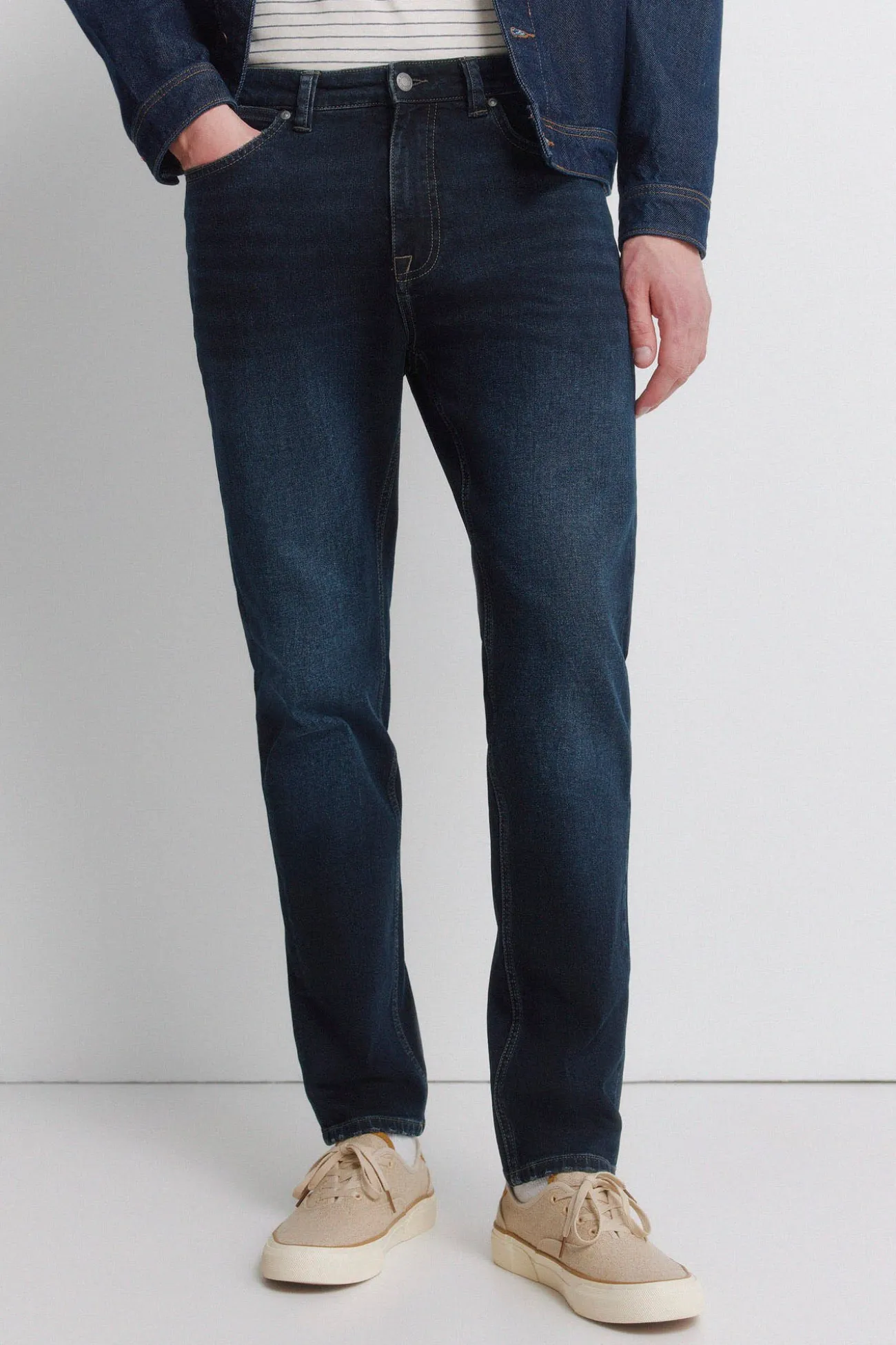 Jeans délavage foncé slim fit