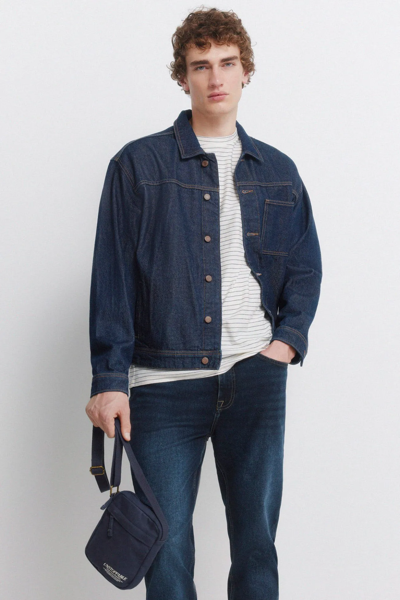 Jeans délavage foncé slim fit