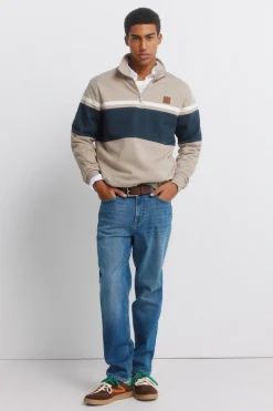 Jeans d&eacute;lavage moyen regular fit