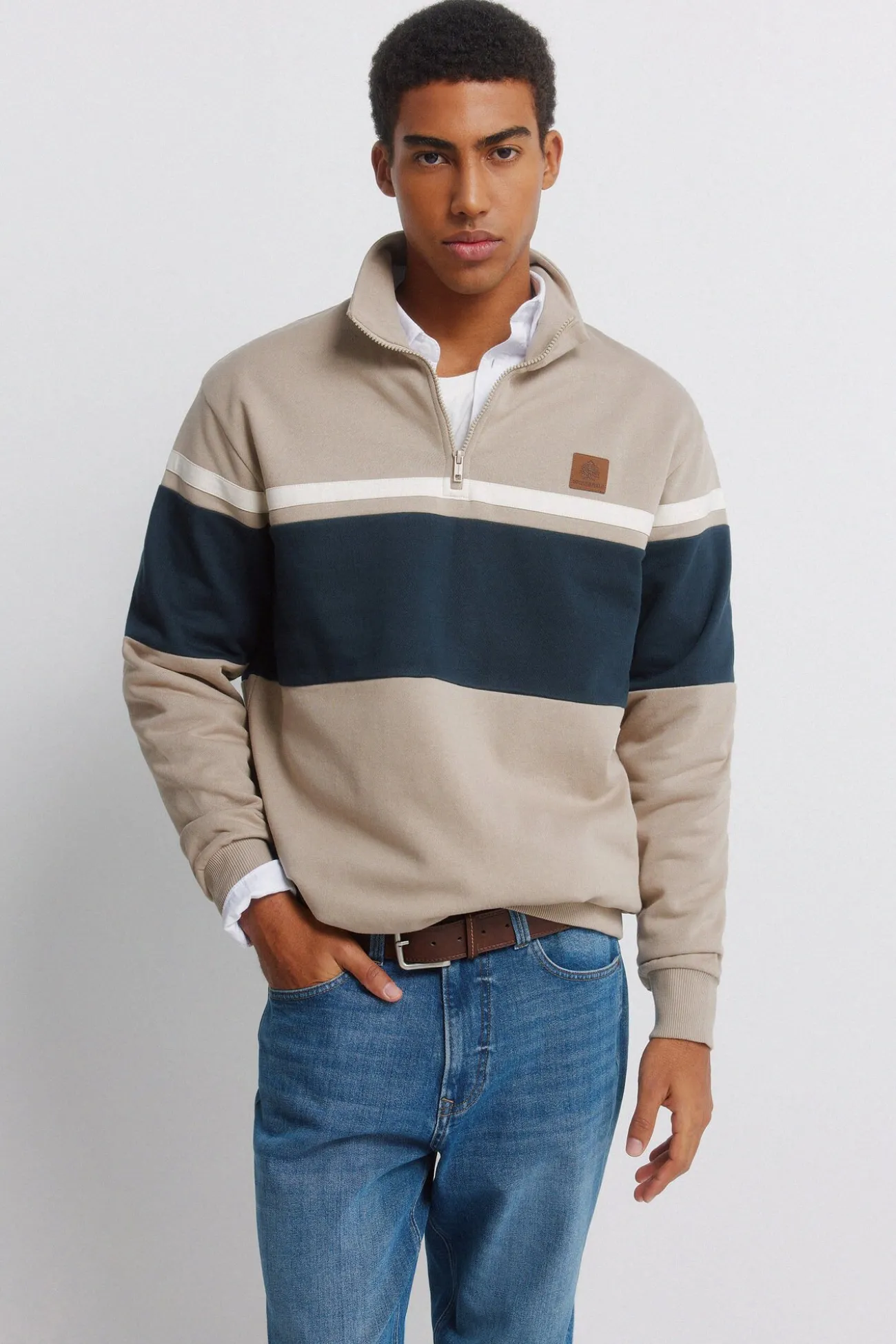 Jeans délavage moyen regular fit
