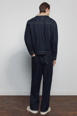 jeans larges délavés lavé désencollé