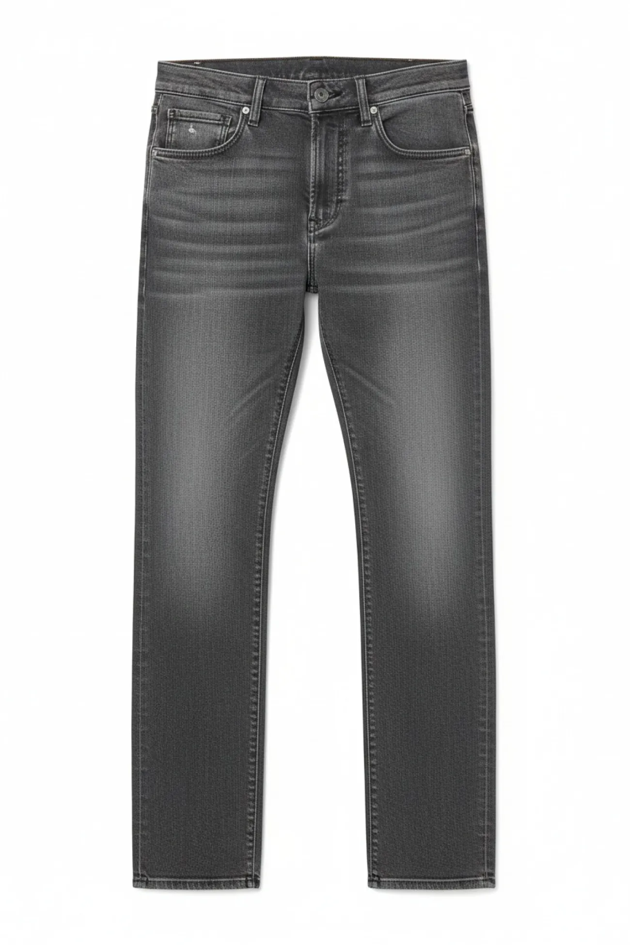 Jeans noir délavé slim fit