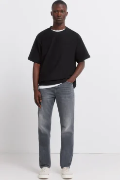 Jeans skinny gris fonc&eacute;