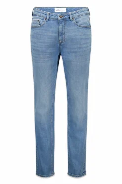 Jeans slim à délavage moyen