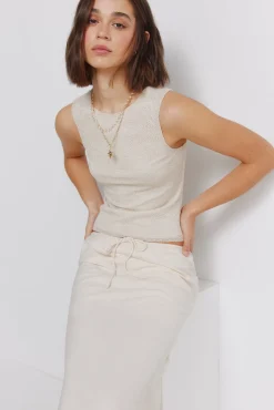 Jupe midi coupe sir&egrave;ne