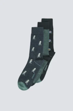 Lot de 3 chaussettes longues années 90