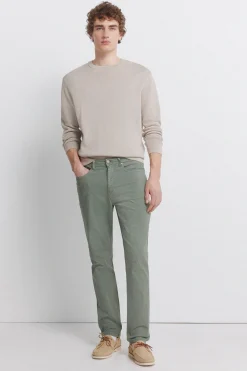 Pantalon 5 poches délavé coupe slim