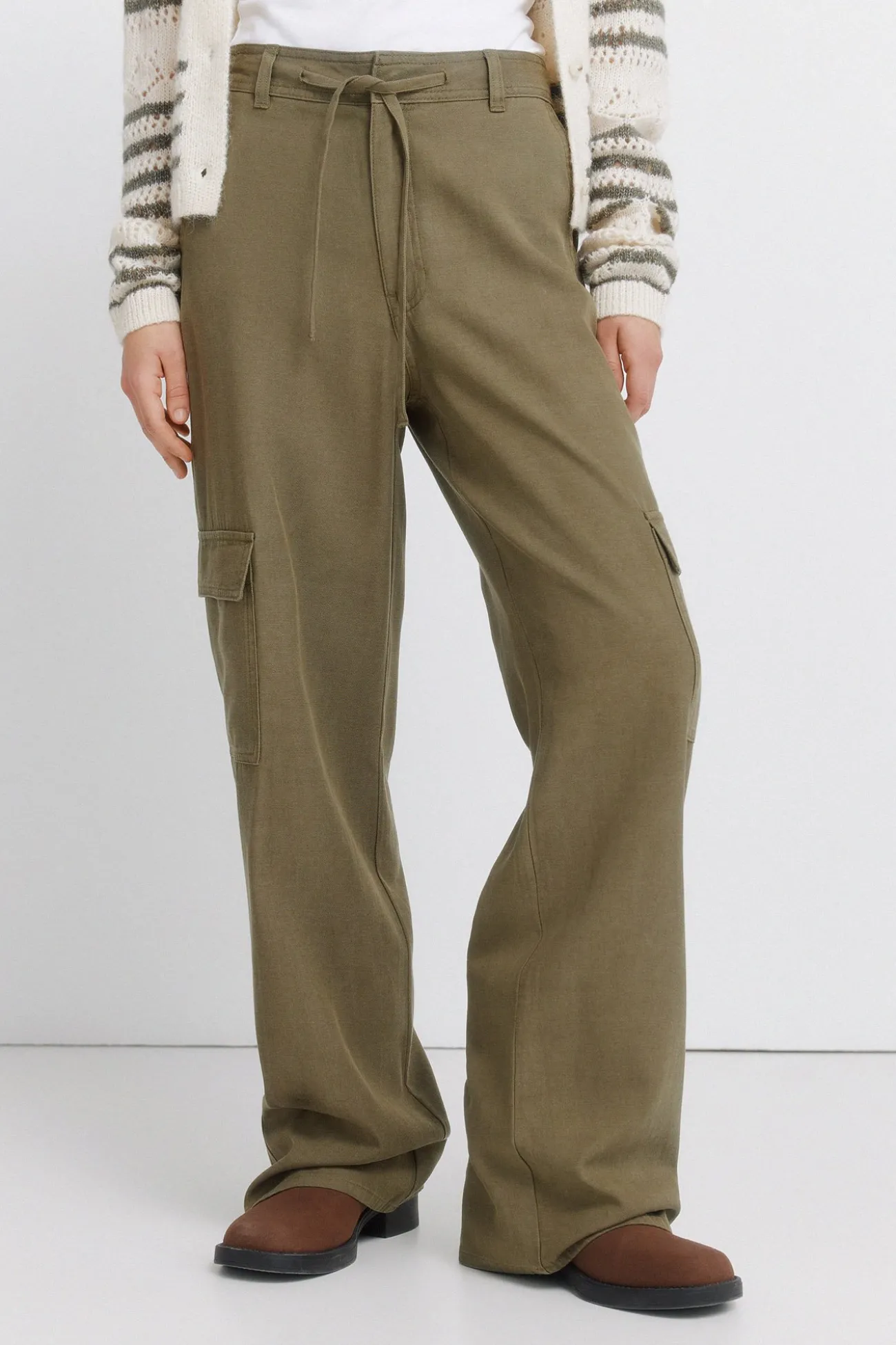 Pantalon cargo en coton