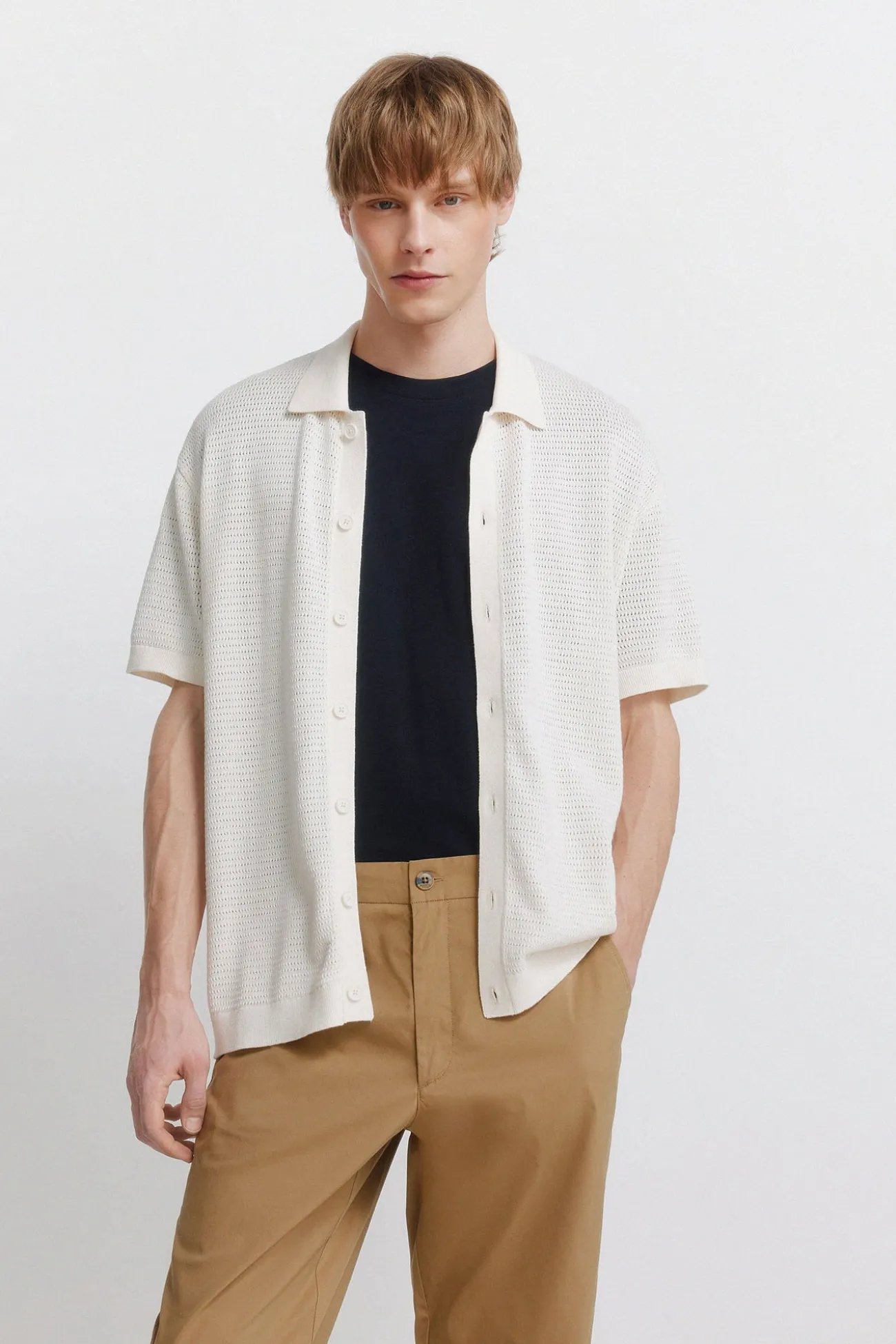 Pantalon chino léger relaxed fit