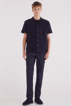 pantalon chino slim micro-imprimé
