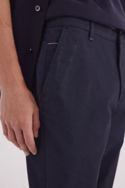 pantalon chino slim micro-imprimé