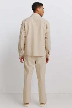 Pantalon coupe droite en lin
