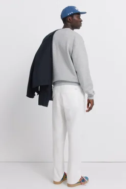 Pantalon droit à coupe décontractée