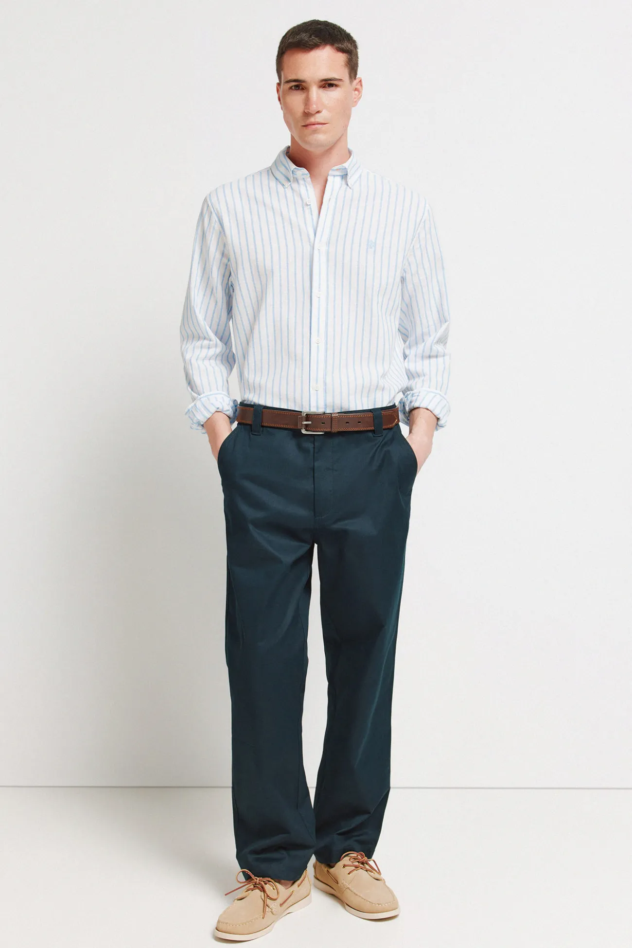 Pantalon droit ample