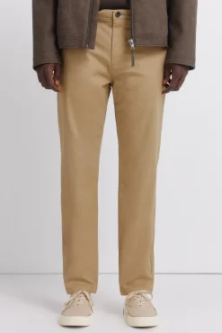pantalon slim &agrave; micro-imprim&eacute;